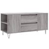 Mesa De Centro Madera De Ingeniería Gris Sonoma 102x44,5x50 Cm