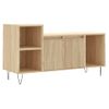 Mueble Para Tv Madera Contrachapada Roble Sonoma 100x35x55 Cm