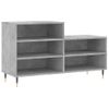 Mueble Zapatero Madera Contrachapada Gris Hormigón 102x36x60 Cm