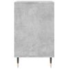 Mueble Zapatero Madera Contrachapada Gris Hormigón 102x36x60 Cm