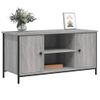 Mueble De Tv Madera Contrachapada Gris Sonoma 100x40x50 Cm