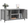 Mueble De Tv Madera Contrachapada Gris Sonoma 100x40x50 Cm