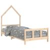 Estructura De Cama Para Niños Madera Maciza De Pino 90x200 Cm