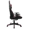 Silla De Gaming De Cuero Sintético Negro Y Rojo Tinto