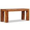 Banco De Madera Maciza De Sheesham 110x35x45 Cm