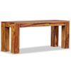 Banco De Madera Maciza De Sheesham 110x35x45 Cm