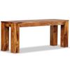 Banco De Madera Maciza De Sheesham 110x35x45 Cm