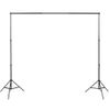 Kit Estudio 3 Telones Fondo Algodón Estructura Ajustable 3x5 M