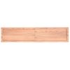 Estante Pared Madera Roble Tratada Marrón Claro 180x40x(2-6) Cm