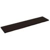 Encimera De Baño Madera Tratada Marrón Oscuro 180x40x(2-4) Cm