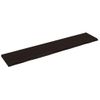 Encimera De Baño Madera Tratada Marrón Oscuro 200x40x(2-4) Cm