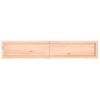 Encimera De Baño Madera Maciza Sin Tratar 160x30x(2-6) Cm