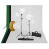 Kit De Estudio Fotográfico Con Lámparas, Fondo Y Reflector