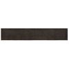 Tablero Mesa Madera Roble Tratada Marrón Oscuro 220x40x(2-4) Cm