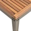 Mesa De Centro De Jardín Madera Maciza De Acacia 110x55x36 Cm