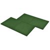 Losetas De Goma Protección De Caídas 6 Unidades Verde 50x50x3cm