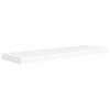 Estante Flotante De Pared Mdf Blanco 80x23,5x3,8 Cm