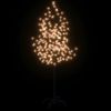 Árbol Led Con Flor De Cerezo 200 Led Blanco Cálido 180 Cm