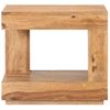 Mesa De Centro De Madera Maciza De Acacia 45x45x40 Cm