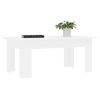 Mesa De Centro Madera Contrachapada Blanco 100x60x42 Cm