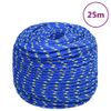 Cuerda De Barco Polipropileno Azul 6 Mm 25 M