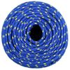 Cuerda De Barco Polipropileno Azul 6 Mm 25 M