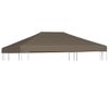 Toldo De Cenador Gris Topo 310 G/m² 3x3 M