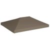 Toldo De Cenador Gris Topo 310 G/m² 3x3 M