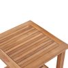 Mesa De Centro De Madera Maciza De Teca 45x45x45 Cm