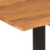 Mesa De Comedor De Madera Maciza De Acacia 140x70x76 Cm