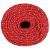 Cuerda De Barco Polipropileno Rojo 6 Mm 50 M