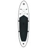 Juego De Tabla De Paddle Surf Inflable Negro Y Blanco