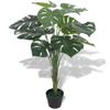 Planta De Monstera Artificial Con Maceta Verde 70 Cm