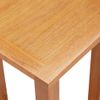 Mesa Auxiliar De Madera Maciza De Roble 27x24x55 Cm