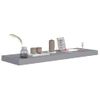 Estante Flotante De Pared Mdf Gris 80x23,5x3,8 Cm