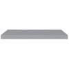 Estante Flotante De Pared Mdf Gris 80x23,5x3,8 Cm