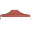 Techo De Carpa Para Celebraciones Color Terracota 4x3m 270g/m²