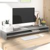 Soporte De Monitor Madera Contrachapada Gris Sonoma 100x24x13cm