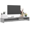 Soporte De Monitor Madera Contrachapada Gris Sonoma 100x24x13cm