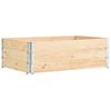 Caja De Palés 3 Unidades Madera Maciza De Pino 50x150 Cm