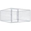 Perrera De Exterior De Acero Galvanizado 2x2x1 M