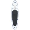 Juego De Tabla De Paddle Surf Hinchable Azul Y Blanco