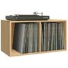 Caja Para Discos De Vinilo Madera Contrachapada 71x34x36 Cm