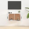 Mueble Para Tv De Pared Blanco 80x34,5x40 Cm