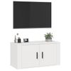 Mueble Para Tv De Pared Blanco 80x34,5x40 Cm