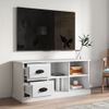 Mueble Para Tv Madera Contrachapada Blanco 102x35,5x47,5 Cm