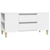 Mueble Para Tv Madera Contrachapada Blanco 102x44,5x50 Cm