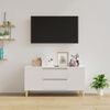 Mueble Para Tv Madera Contrachapada Blanco 102x44,5x50 Cm