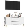 Mueble Para Tv Madera Contrachapada Blanco 102x44,5x50 Cm