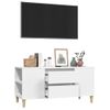 Mueble Para Tv Madera Contrachapada Blanco 102x44,5x50 Cm